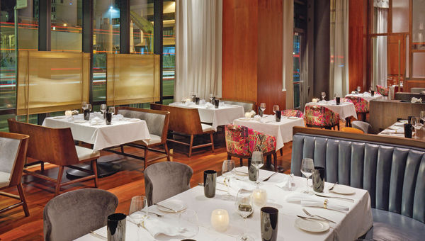 The hotel’s Michelin-starred restaurant, Luce. The hotel’s Michelin-starred restaurant, Luce.