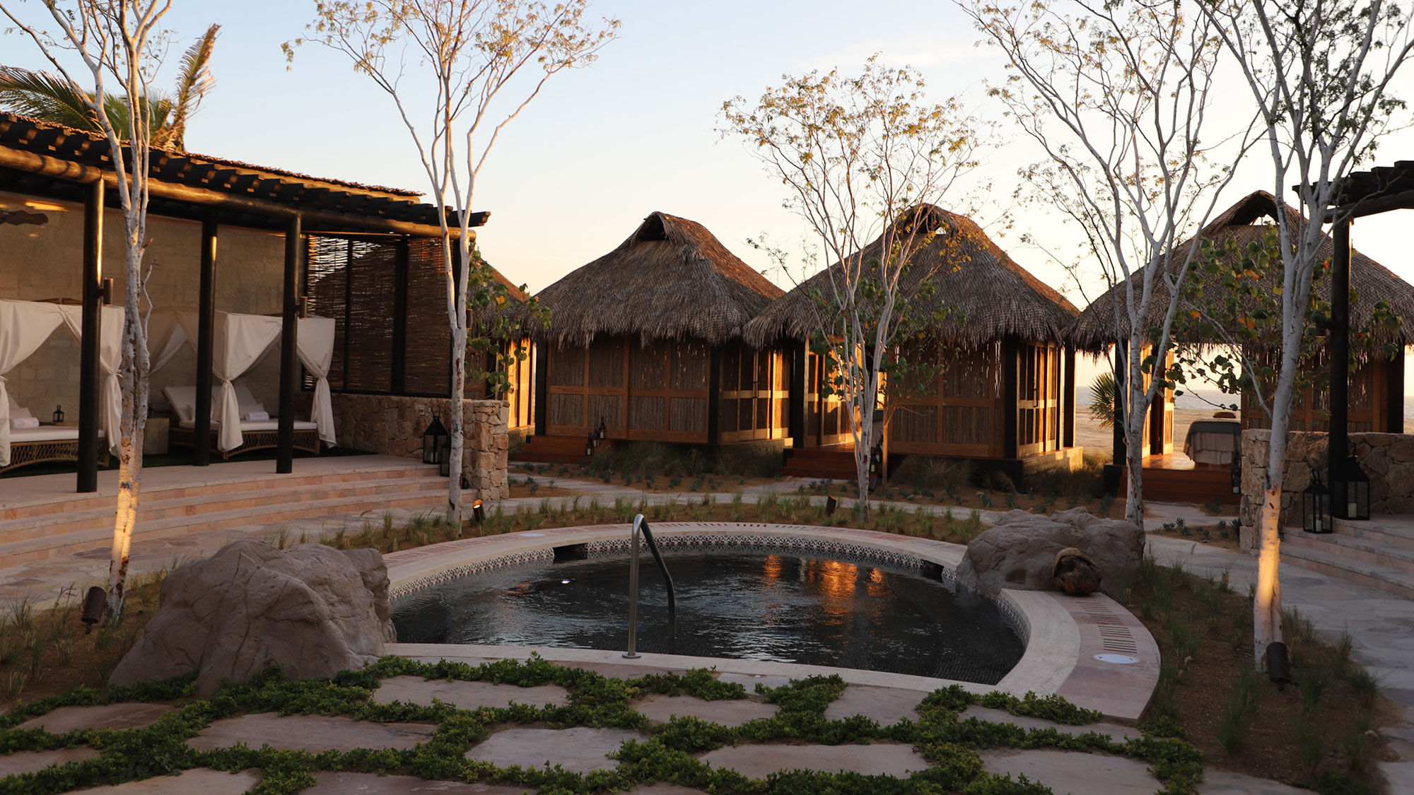 The resort's new Spa by the Ocean features five treatment rooms and views of the Pacific Ocean.