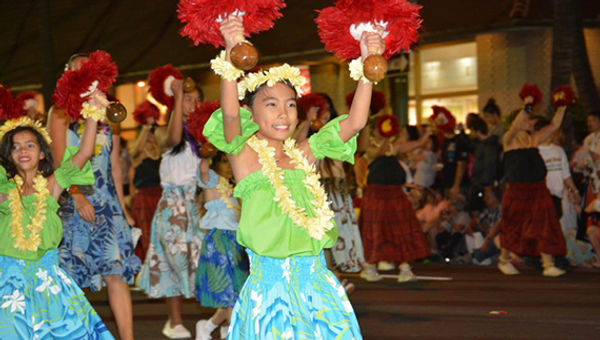 The Waikiki Holiday Parade is held the day after Thanksgiving each year and commemorates the attacks on Pearl Harbor. The Waikiki Holiday Parade is held the day after Thanksgiving each year and commemorates the attacks on Pearl Harbor.