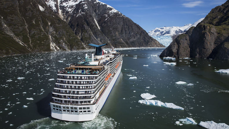 The Carnival Miracle cruising in Alaska. 2019 was the last year ships carried passengers in the region, and the 2021 season may be shortened or constrained.