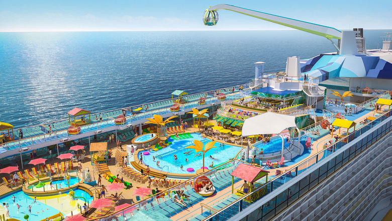 Royal Caribbean's Odyssey of the Seas will have two open-air, resort-style pools.