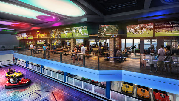 The Playmakers Sports Bar & Arcade will have a prime location within the SeaPlex. The Playmakers Sports Bar & Arcade will have a prime location within the SeaPlex.