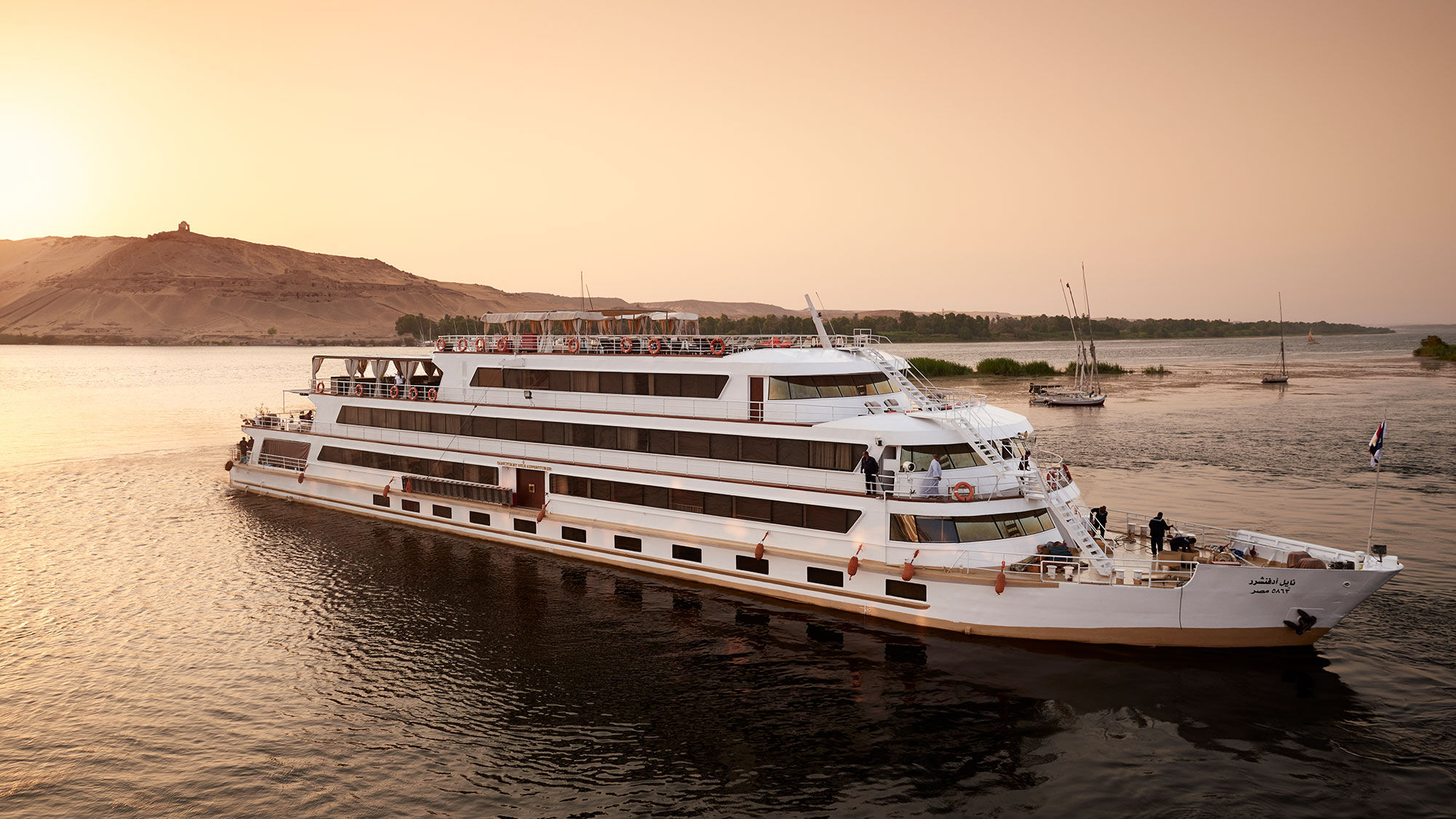 Africa and river cruise specialist Sanctuary Retreats' 64-passenger Sanctuary Nile Adventurer.
