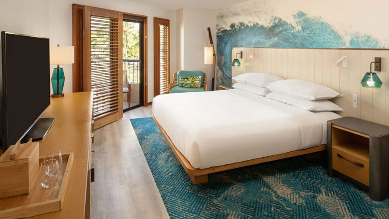 The Sheraton Kauai Coconut Beach Resort, formerly a Courtyard by Marriott, was reflagged after a property-wide redesign and renovation.