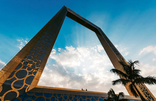The Dubai Frame in Zabeel Park. The Dubai Frame in Zabeel Park.