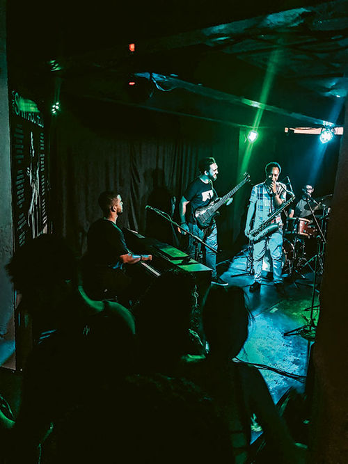 A band plays in one of FAC's more intimate performance spaces. A band plays in one of FAC's more intimate performance spaces.