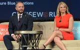 Kristian Anderson, Uniworld Boutique River Cruise Collection's executive vice president of global sales, and Ana Parodi, Viking River Cruises' director of national accounts, participated in Pitch Perfect: Sell the CruiseWorld Audience Live on Friday morning.