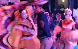 Dancers costumed in Day of the Dead attire perform during the "Art & Sabor a Cabo" event in downtown San Jose del Cabo during the second night of the Los Cabos VIP Summit.