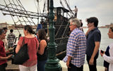 On the final night, guests boarded a period ship to tour the waterways outside Venice.