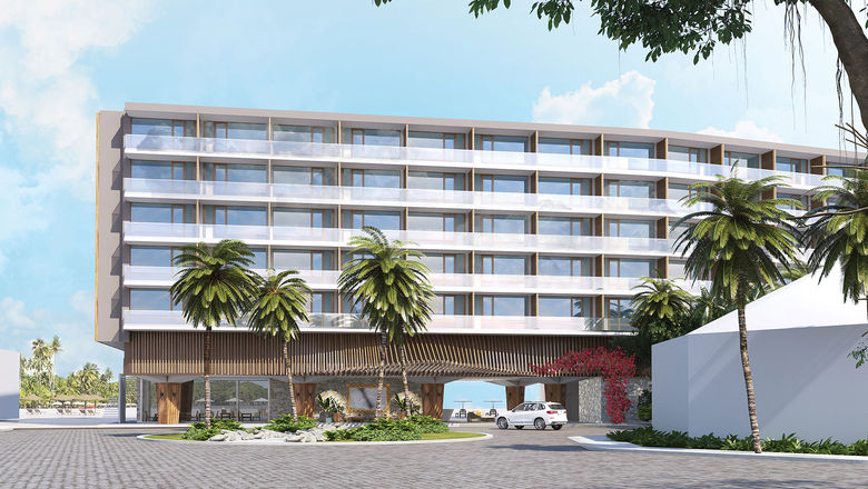 A rendering of Dreams Curacao Resort & Spa, which opens next month.