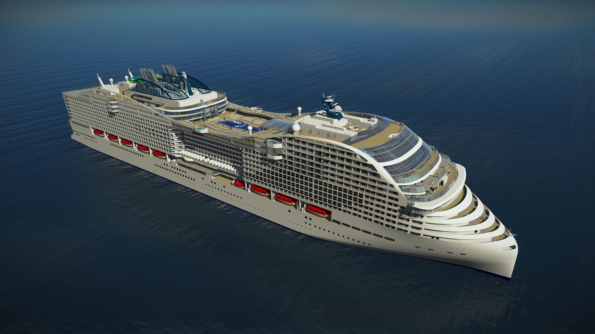 A rendering of the MSC Europa.