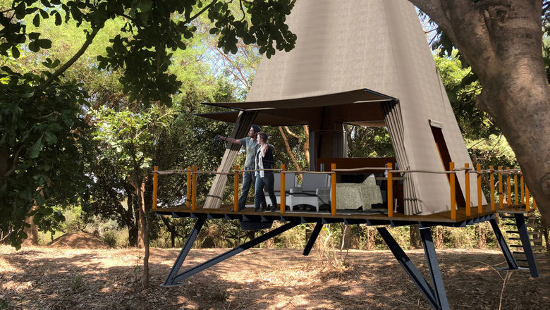 A rendering of Green Safaris' Shawa Luangwa Camp, expected to open in June.