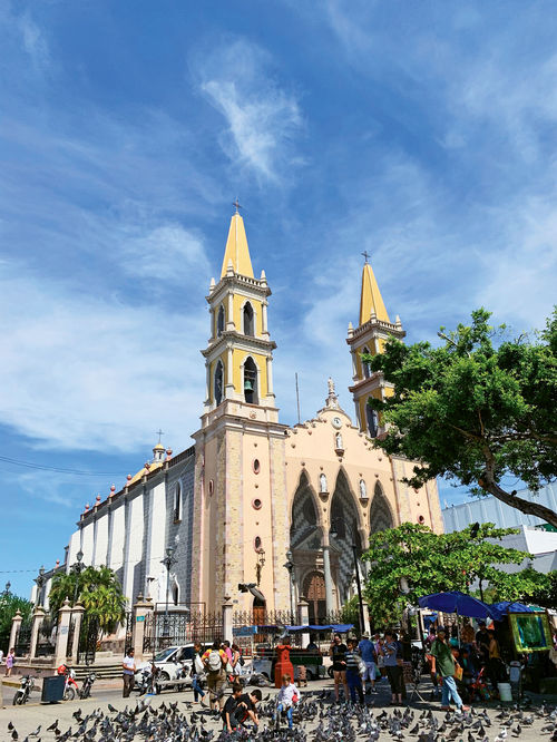 The Cathedral Basilica of the Immaculate Conception in Mazatlan’s Centro Historico.