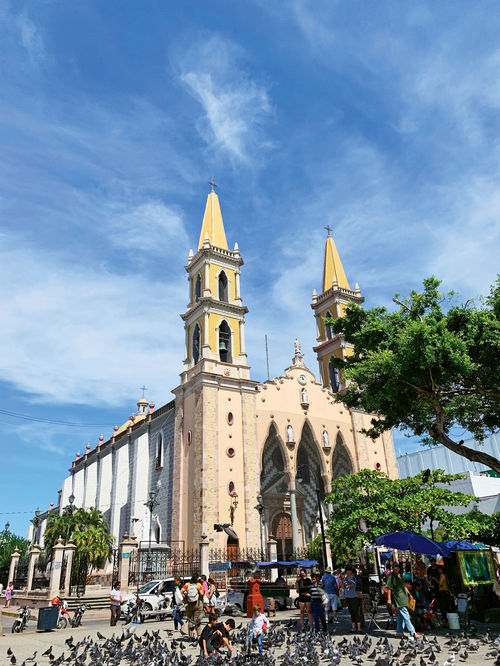 The Cathedral Basilica of the Immaculate Conception in Mazatlan’s Centro Historico. The Cathedral Basilica of the Immaculate Conception in Mazatlan’s Centro Historico.