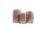 Three things distinguish the IFly Rose Gold Carry-on: its remarkably attractive, impossible to overlook rose gold outer shell; its light weight (8.6 pounds); and its low price ($83).