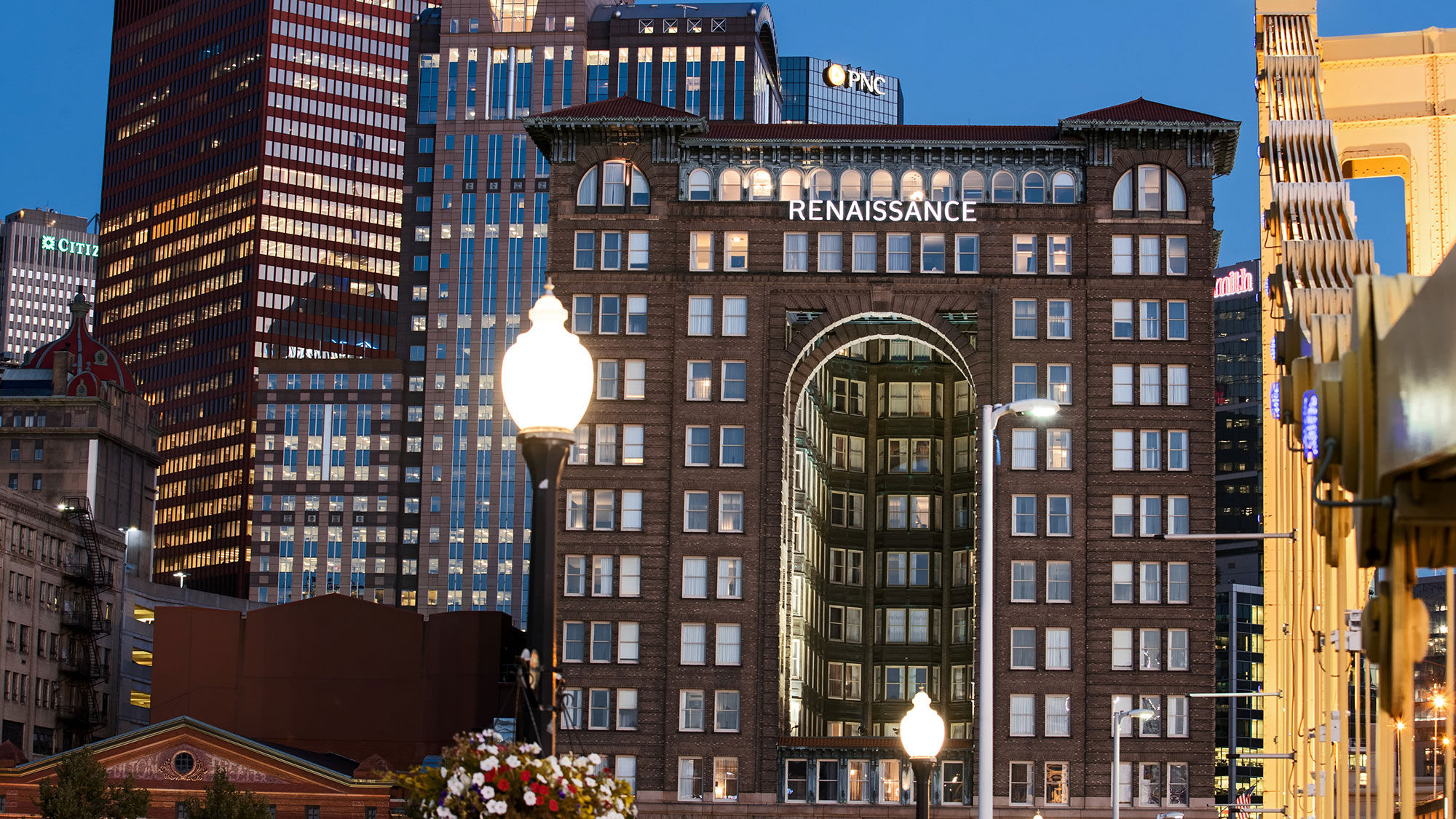 The Renaissance Pittsburgh Hotel is showcasing Mister Rogers' hometown with a special package that includes a red sweater.