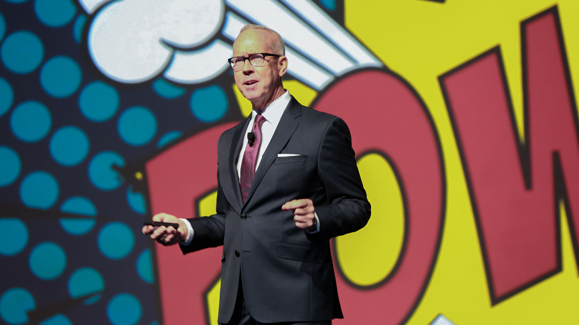 USTOA CEO Terry Dale at the association's Annual Conference and Marketplace.
