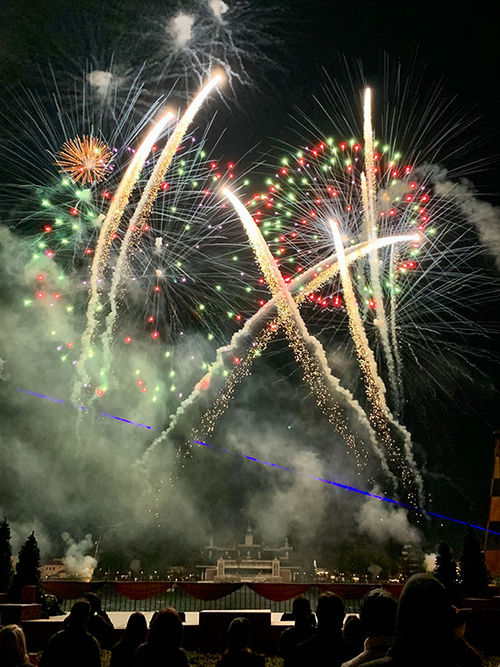 Fireworks during "Epcot Forever." Fireworks during "Epcot Forever."