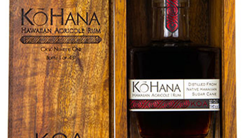 KoHana Distillers on Oahu has introduced a rum aged in native Hawaiian koa-wood barrels.
