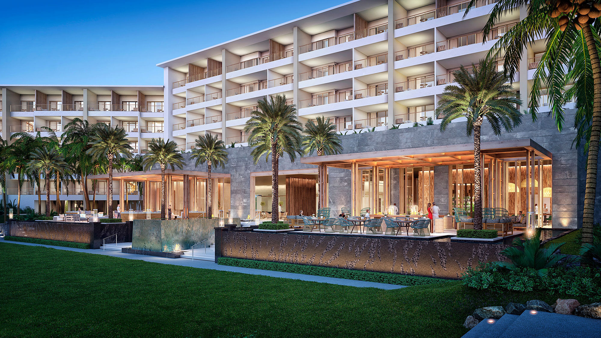 A rendering of the Conrad Punta de Mita, scheduled to open next year.