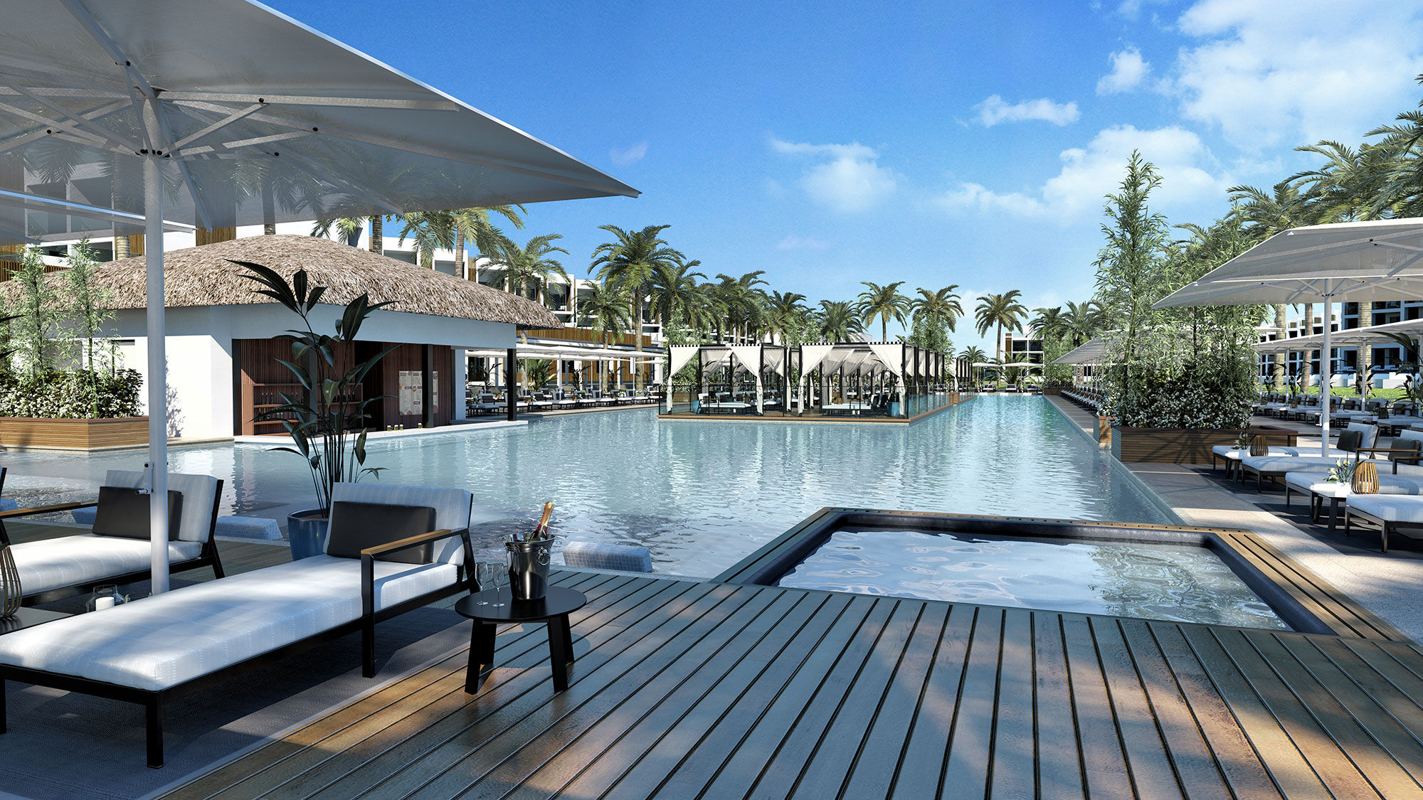 A rendering of a pool area of the Finest Resorts in Punta Cana, which opens in 2020.