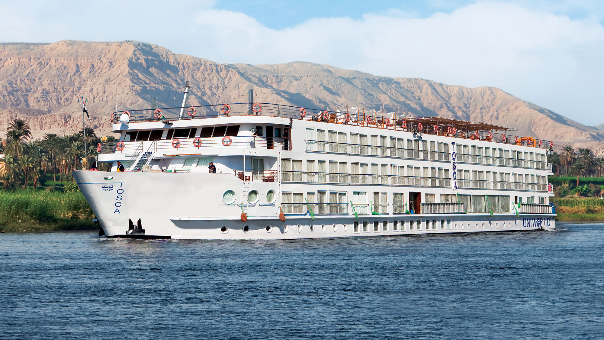With the S.S. Sphinx delayed, Uniworld will continue to sail Egypt cruises on the River Tosca.