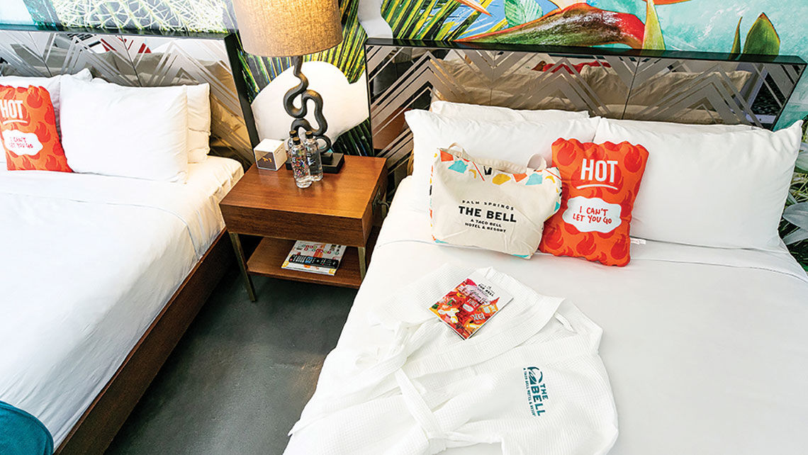 Consumer brands take on hospitality Pop up hotels from Taco Bell