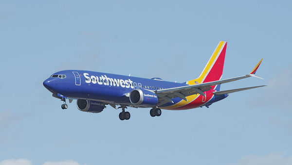 One of Southwest's Boeing 737 Max jets.