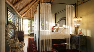 The Island Romance Suite at Little Palm Island, which reopens after renovations on March 1.