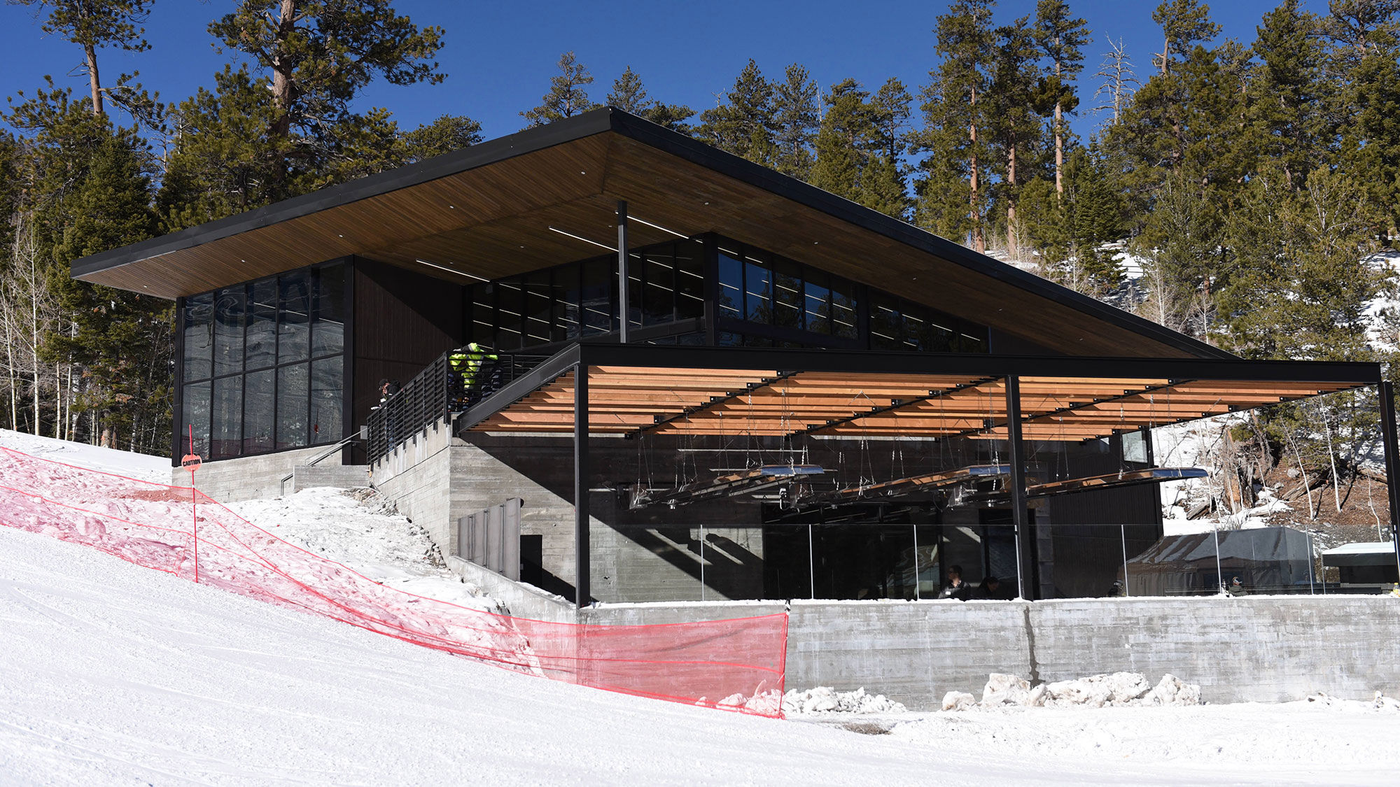 The 10,000-square-foot Hillside Lodge at Lee Canyon will open in January.