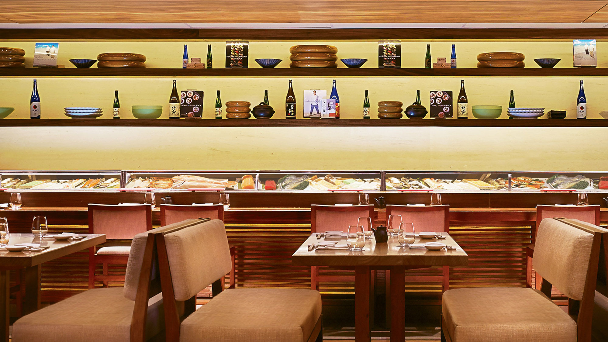 The Nobu restaurant at the Nobu Hotel Los Cabos, the brand’s first outpost in Mexico.