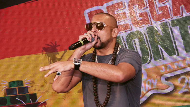 Sean Paul performs at the Reggae Month preview.