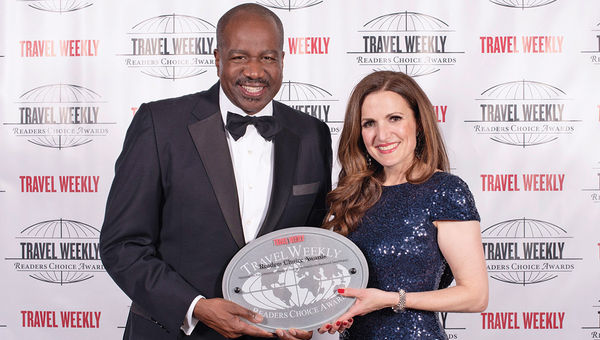 Orlando Ashford and Michelle Sutter of Holland America Line.