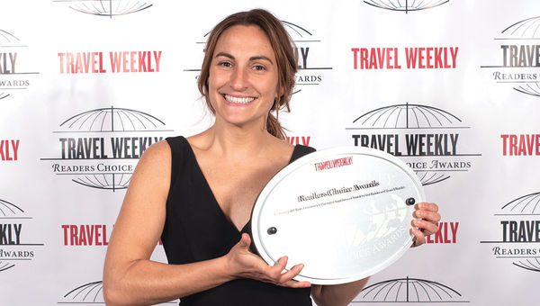 Kim Klein  of Tauck, winner in the Domestic Escorted  category.