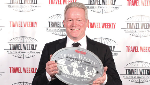 John Delaney of Windstar Cruises, winner in the Under 500 Berths category.