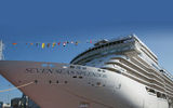 Regent's Seven Seas Splendor during her float out at Fincantieri shipyard.