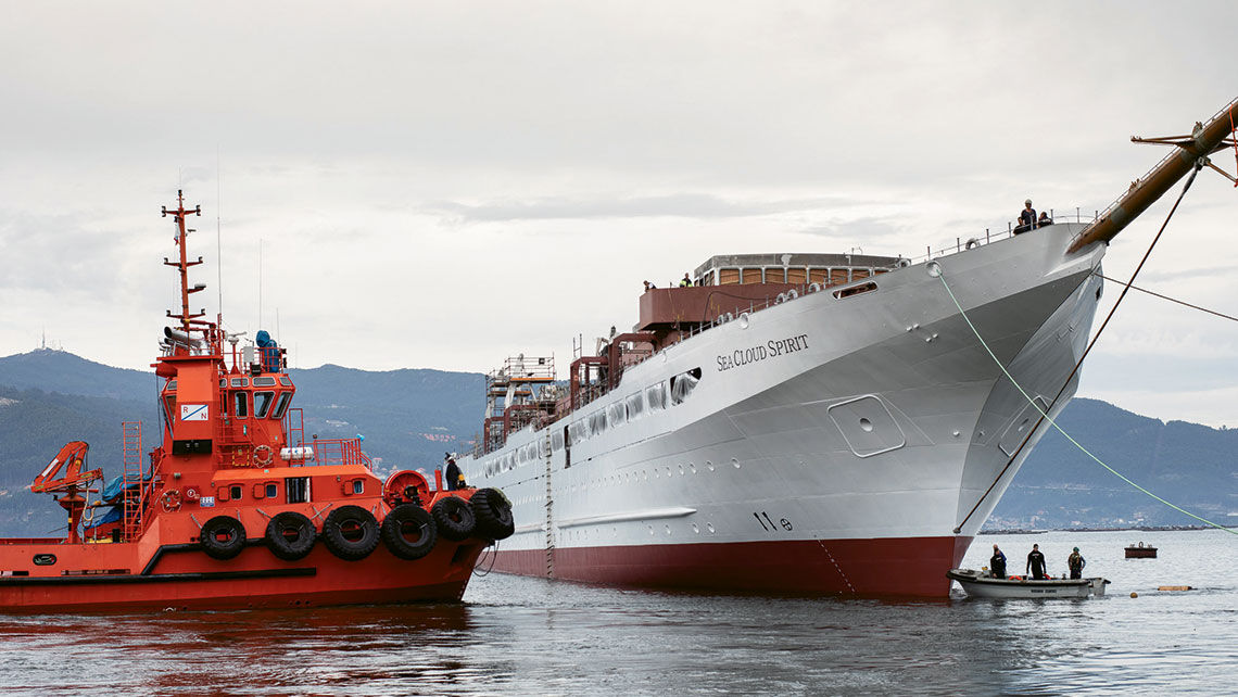 The Sea Cloud Spirit, expected to be delivered later this year, will be the cruise line's first new vessel in nearly 20 years.