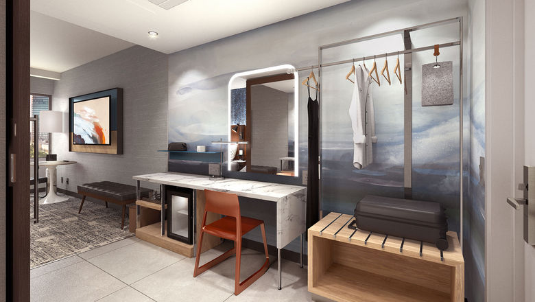 Tempo's “Get Ready Zones" will offer guests dedicated spaces to get dressed, get organized and work.