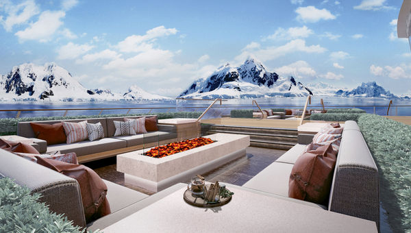 Another view of the Finse Terrace outdoor lounge.