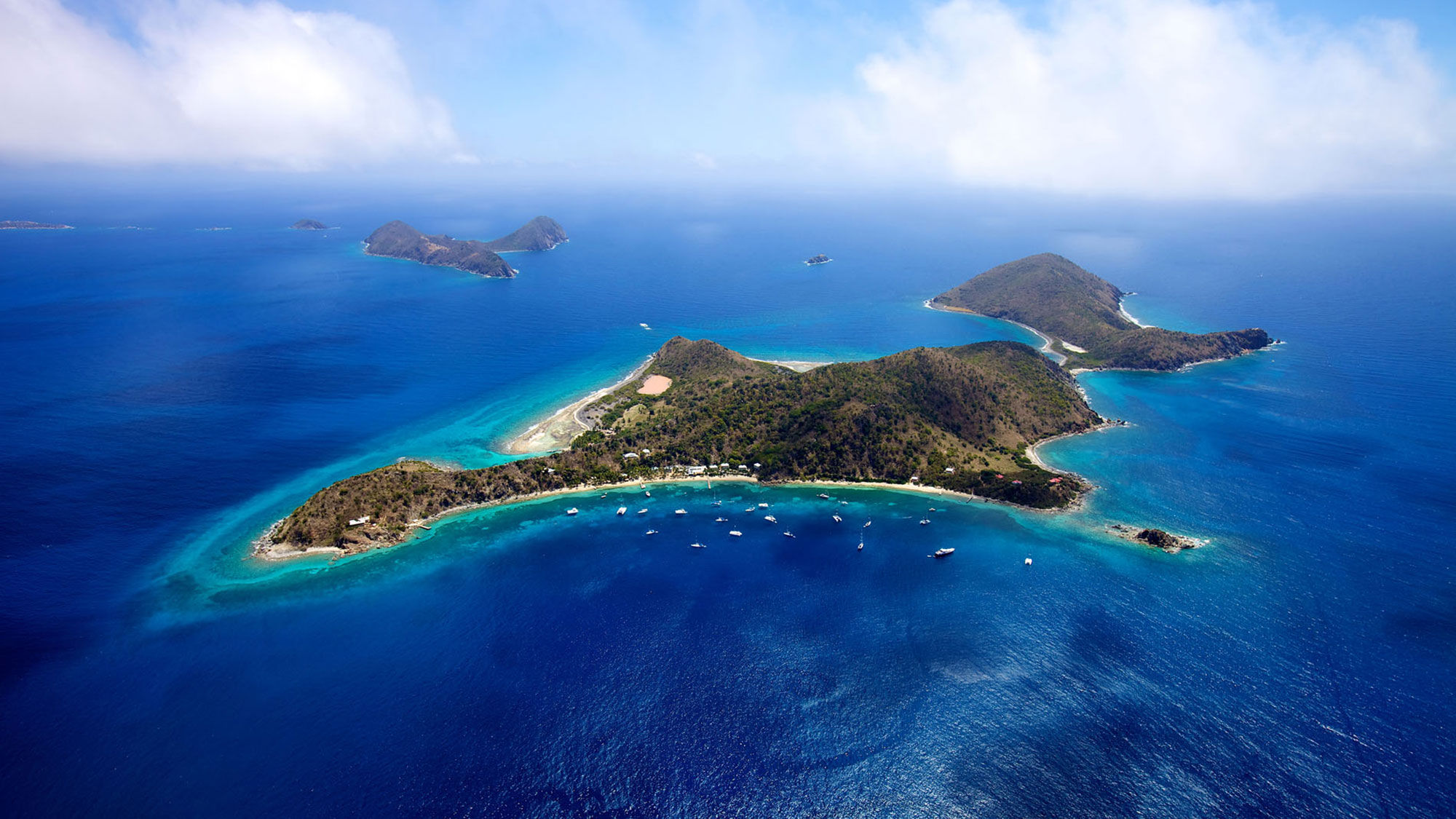 Cooper Island, a small island in the British Virgin Islands. The BVI was one of the picks for the New York TImes' annual "52 Places to Go" in 2020.