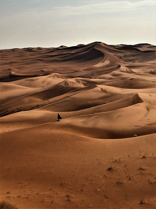 Social media influencer Bree Rose (Instagram: @EyeofShe) strolls through the dunes about 90 minutes outside Riyadh, Saudi Arabia. Social media influencer Bree Rose (Instagram: @EyeofShe) strolls through the dunes about 90 minutes outside Riyadh, Saudi Arabia.