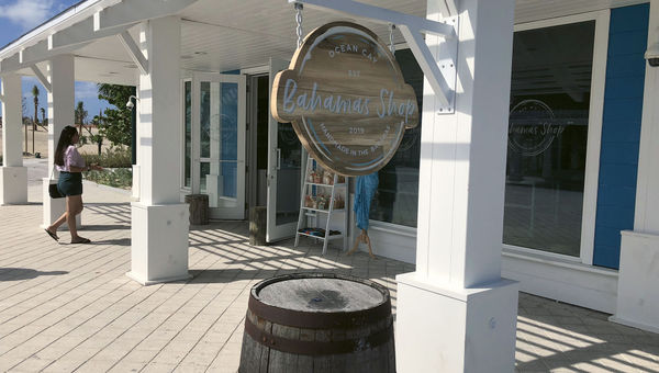 A shop on Ocean Ca, that sells only products made in the Bahamas.
