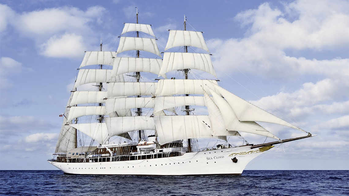 The Sea Cloud will be the first of the line's three ships to launch, embarking on a Greek islands cruise on May 7;