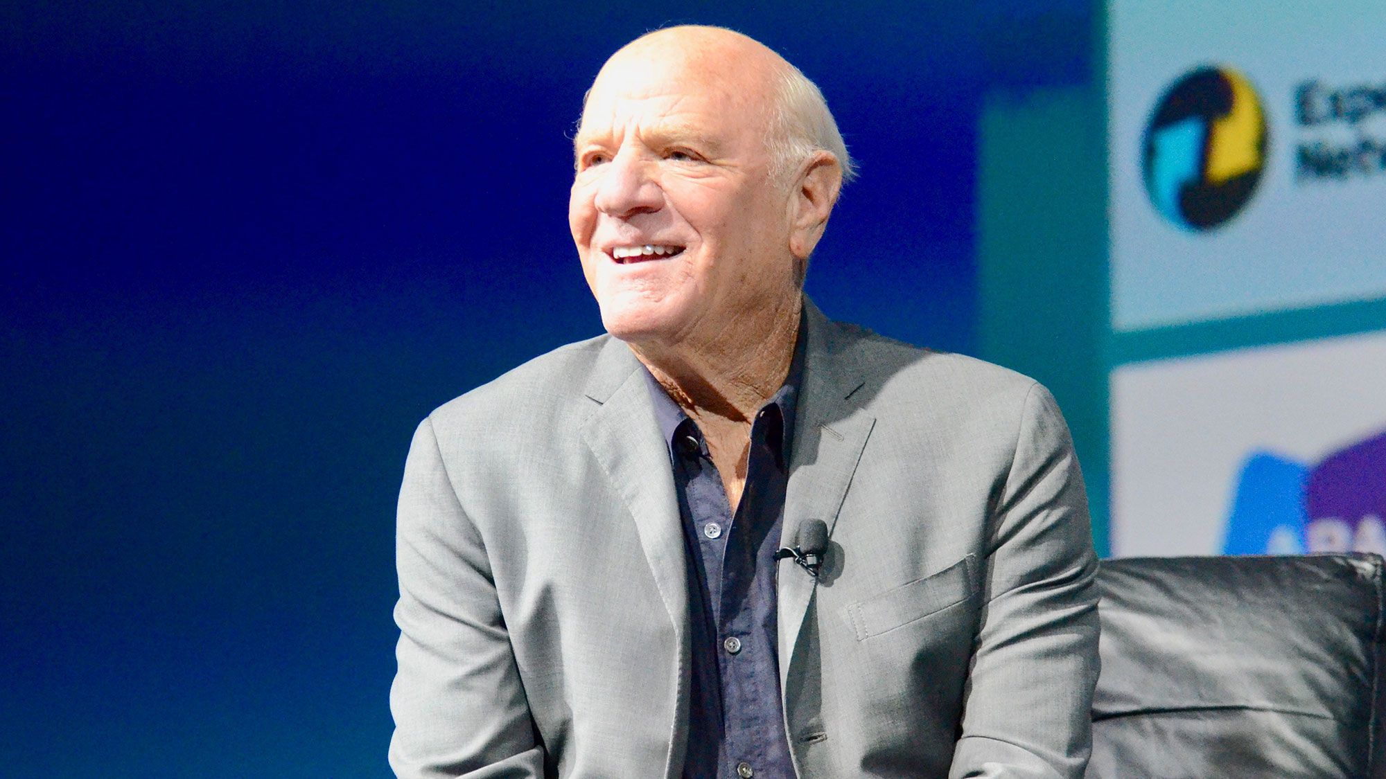 Expedia Group chairman Barry Diller on stage at an Expedia event in 2016.