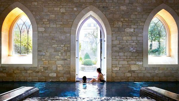 One of the pools at the Royal Crescent Spa.