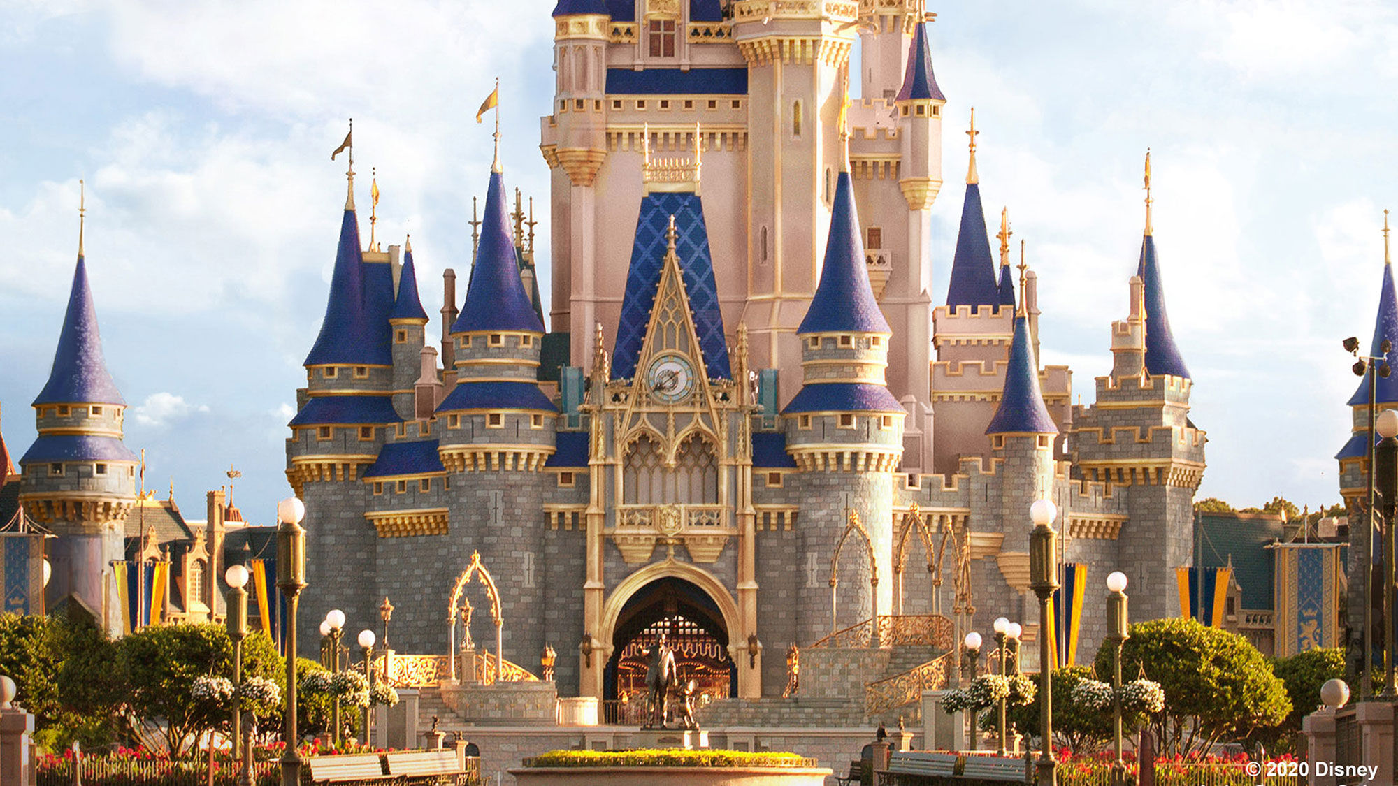 A rendering of Cinderella Castle once its refurbishment is complete.