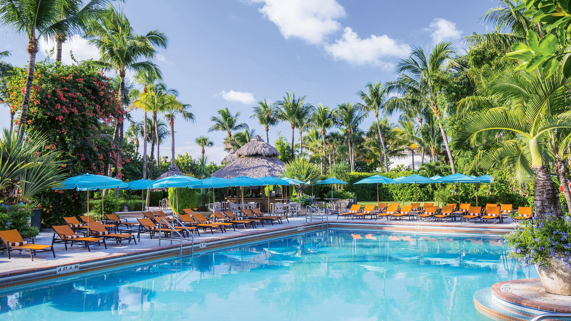 The pool at the Palms Hotel & Spa along the so-called Wunder Mile in Miami Beach.