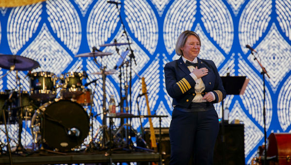 “Being the first woman in the cruise industry to be appointed as the master of a new ship at launch is very significant for me and, of course, I think for the industry,” Capt. Serena Melani said. “Being the first woman in the cruise industry to be appointed as the master of a new ship at launch is very significant for me and, of course, I think for the industry,” Capt. Serena Melani said.