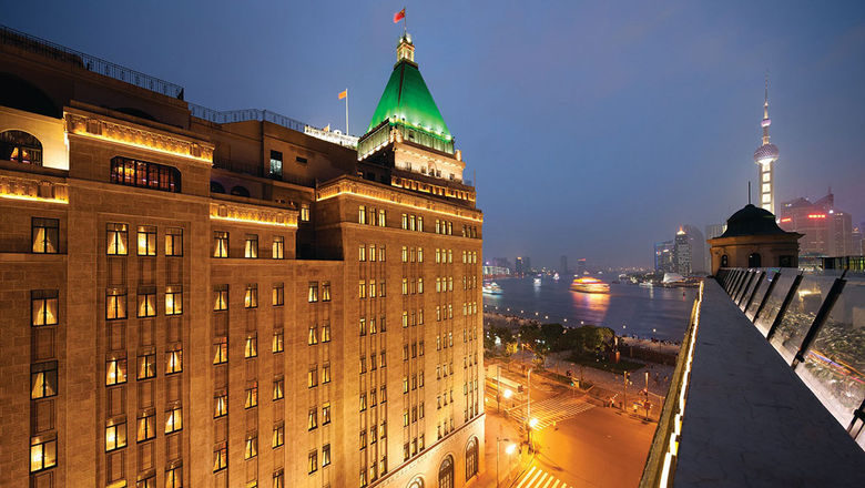 The Fairmont Peace Hotel in Shanghai.