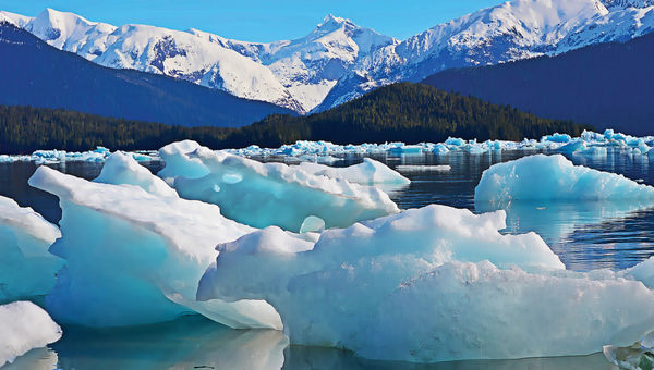The rugged scenery along Alaska’s Inside Passage. The rugged scenery along Alaska’s Inside Passage.